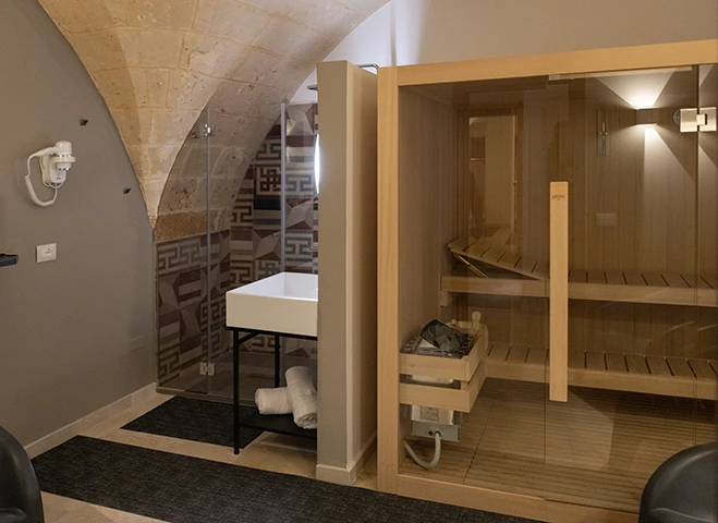 La dimora di Cesare Braico B&B Brindisi_camera_sauna