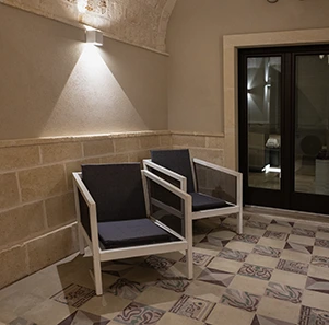 Giardino Cesare Braico Luxury B&B suite lusso ingresso Brindisi 